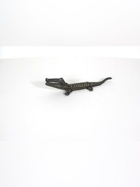 Vintage Brass Crocodile Nut Cracker Alligator nutcracker, Bar Cart Styling